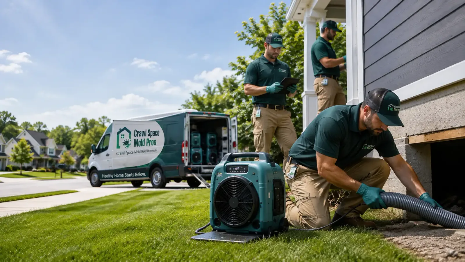 Crawl Space Mold Removal in Bensalem, PA